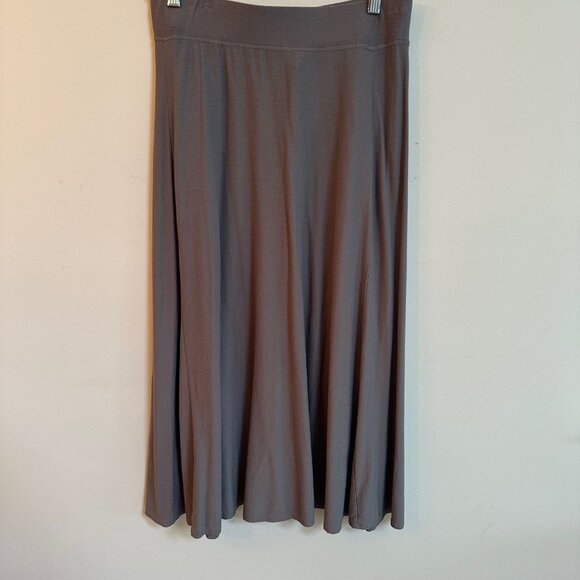 Eileen Fisher Petite A-Line Pull-On Skirt – Size PS - Putty | Textured Knit - Picture 1 of 2